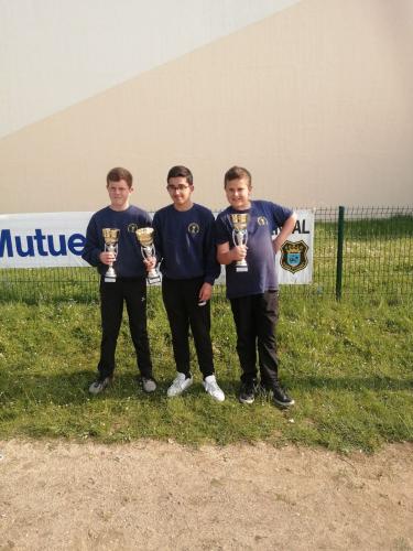 CHAMPIONNAT DEPARTEMENTAL TRIPLETTE CADET
