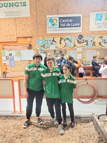 TITRE DE CHAMPION DU LOIRET - TRIPLETTE JUNIOR