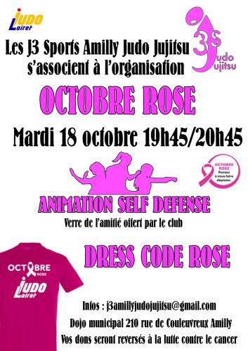 Judo Jujitsu / Octobre Rose