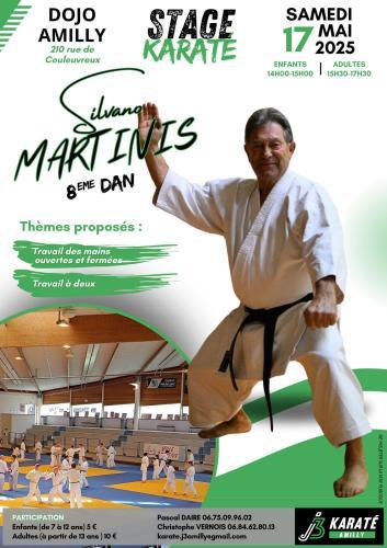 Stage avec Silvano MARTNIS au DOJO le 17 mais 